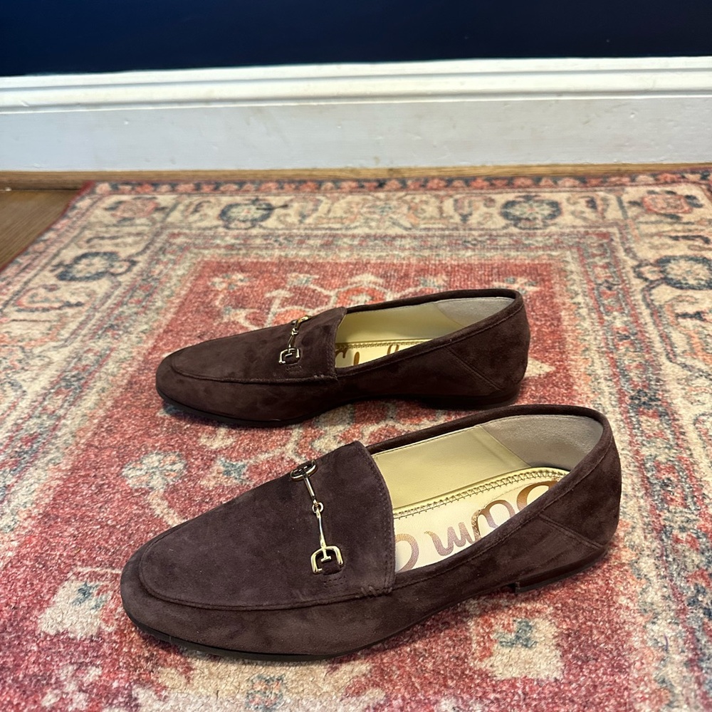 Sam Edelman Loraine Loafers 7.5 Cafe Noir - Picture 6 of 7